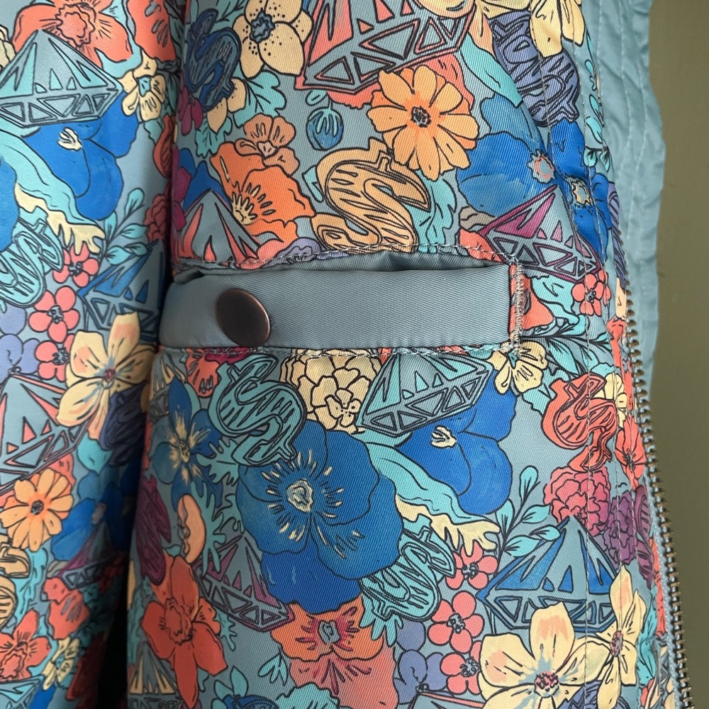 Billionaire Boys Club Blue Bomber Jacket with Fur Trim - Picture 12 of 13